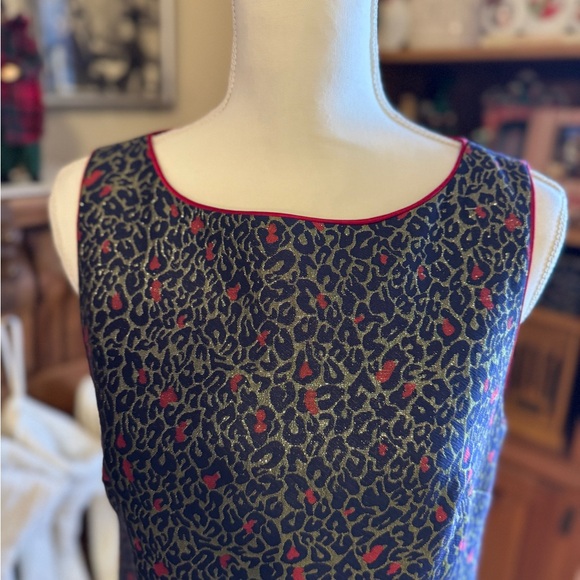 Betsey Johnson Black and Red Patterned Mini Dress - Picture 3 of 8